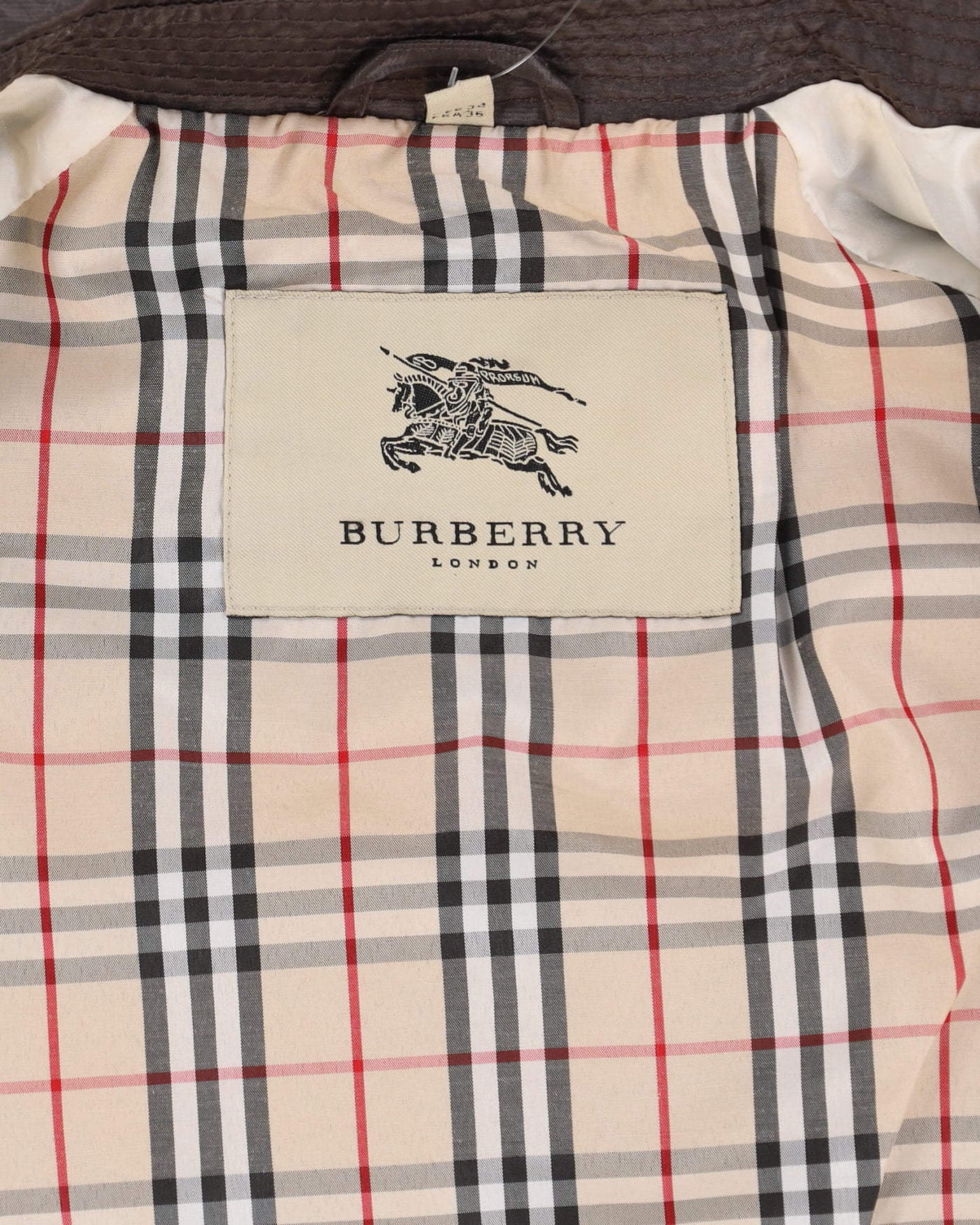 Burberry London Grey Coach Style Jacket - S