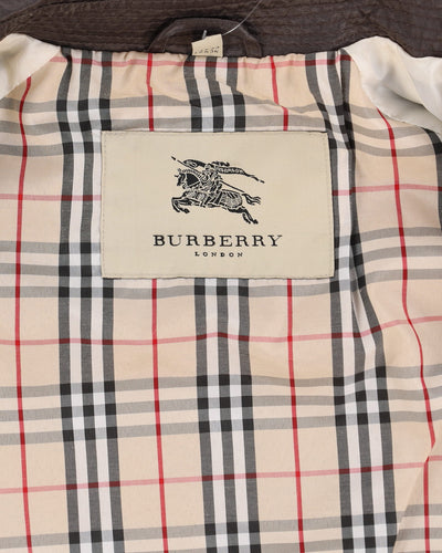 Burberry London Grey Coach Style Jacket - S