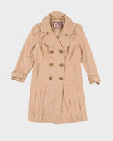 Juicy Couture Champagne Beige Mac Jacket - XS