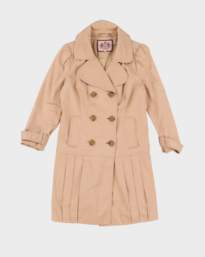 Juicy Couture Champagne Beige Mac Jacket - XS