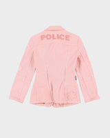 Moschino Jeans Pink Denim Jacket - XS / S
