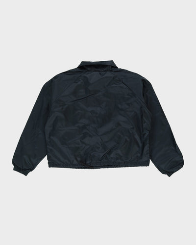 Champion Black Cropped Fit Coach Jacket - XL