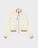 Diesel White Bomber Jacket - M