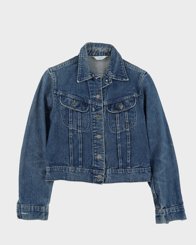 Vintage 70s Lee Blue Button Up Denim Jacket - S / M
