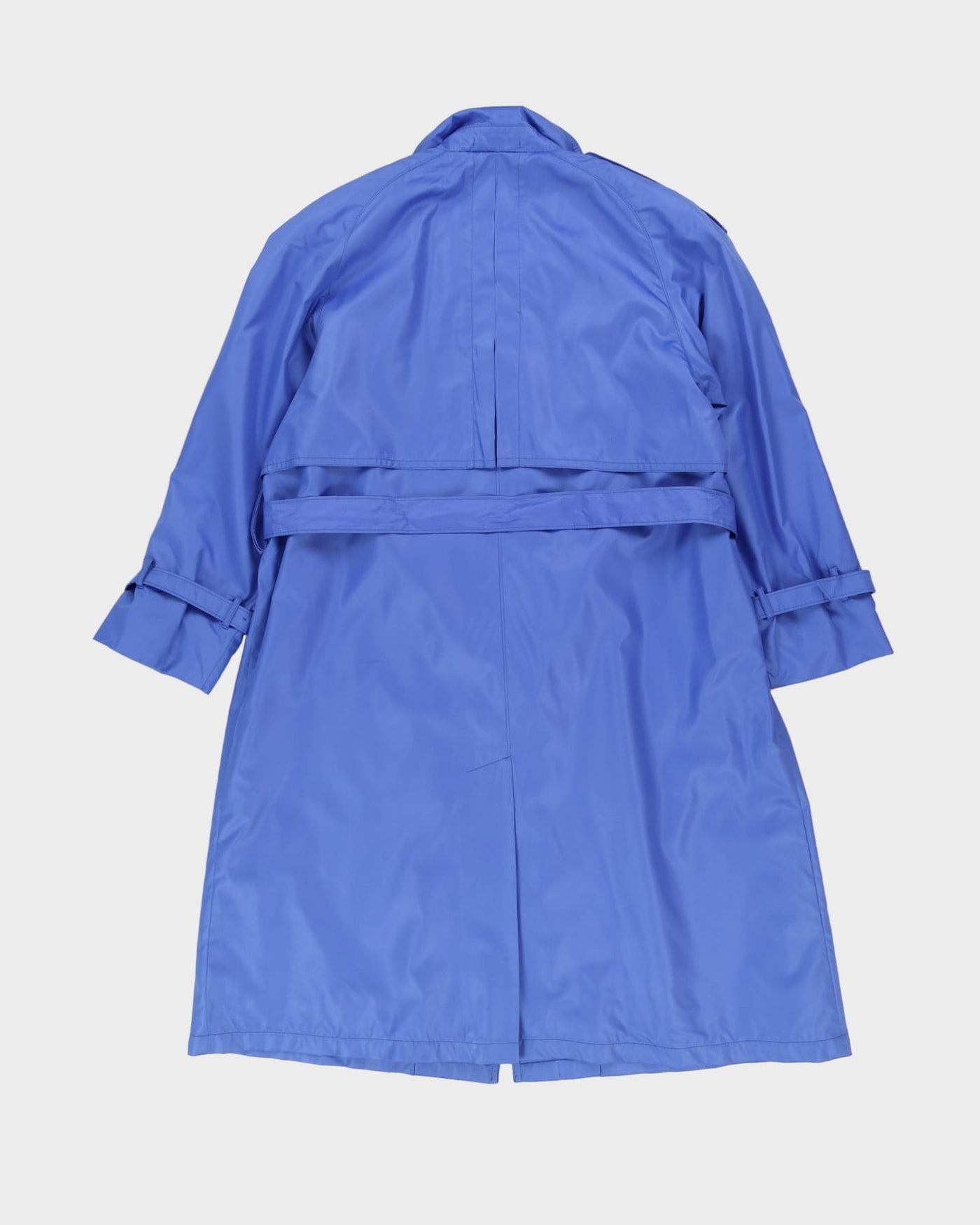 London Fog Blue Raincoat Mac Coat - L