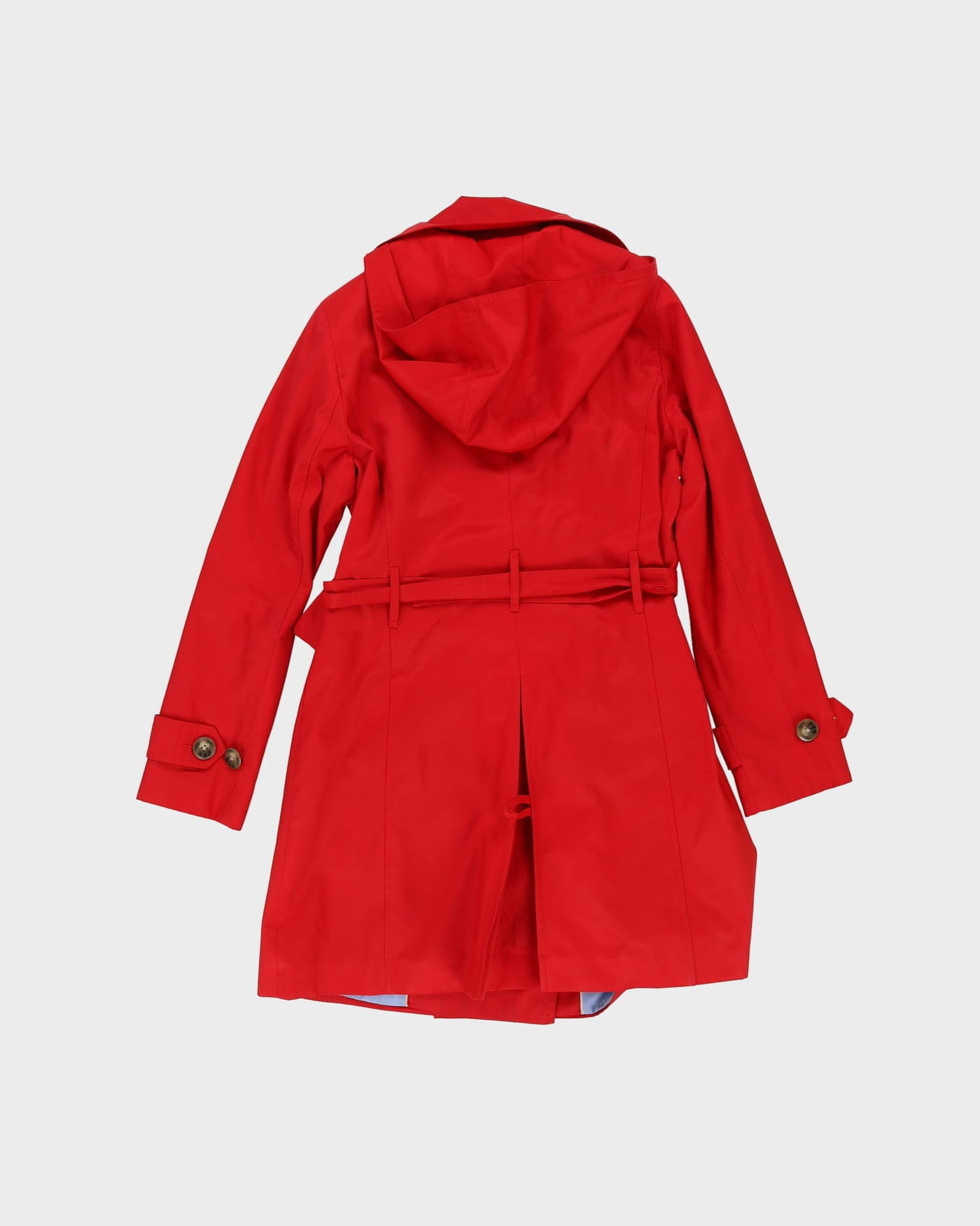 London Fog Red Mac Coat - S