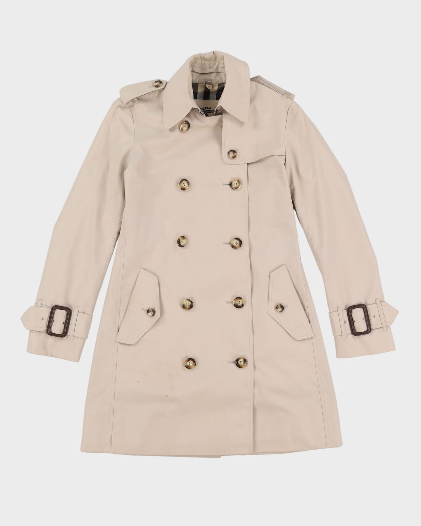 Burberry Prorsum Beige Mac Coat - XXS