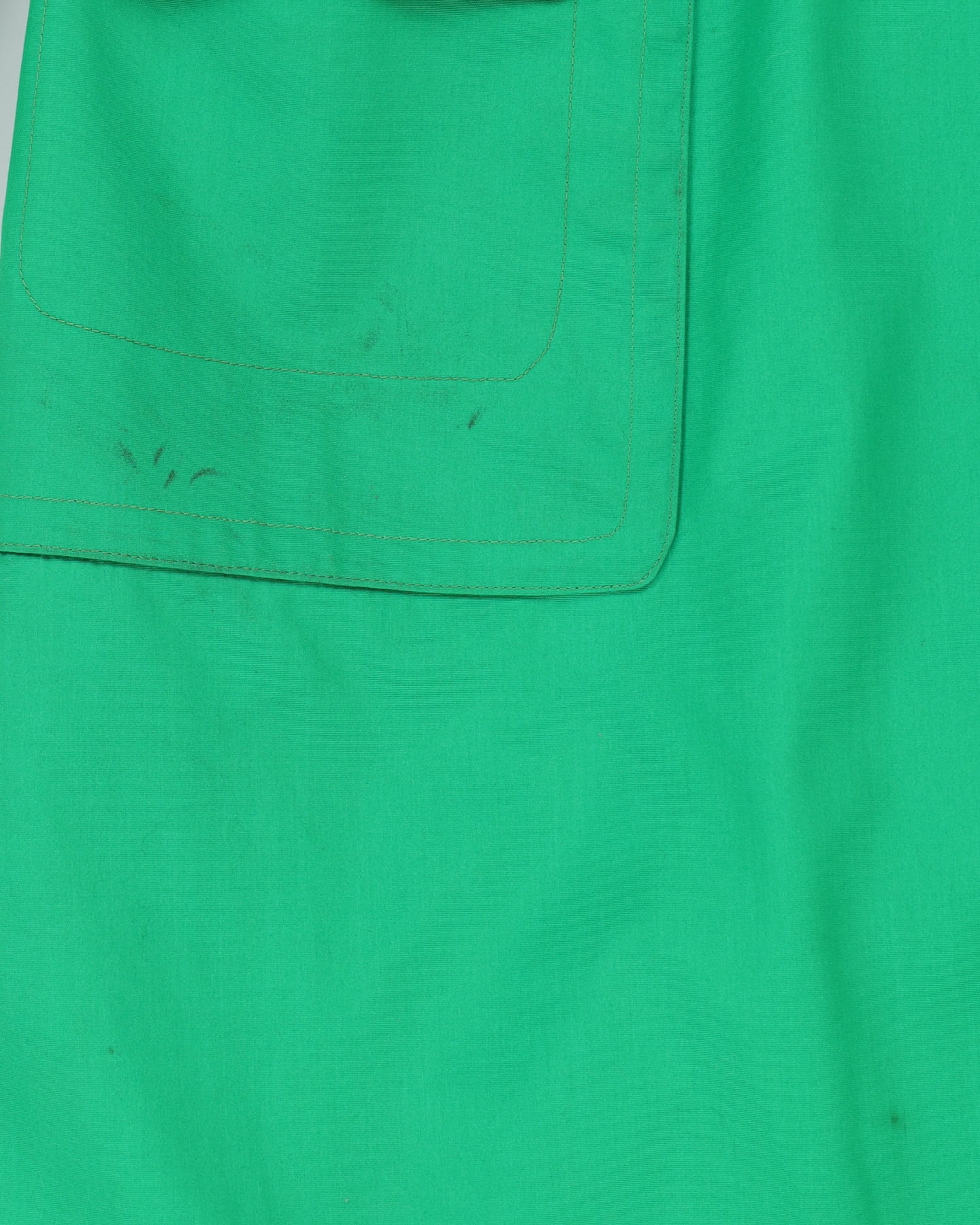 Vintage 1970s London Fog Green Mac Coat - S