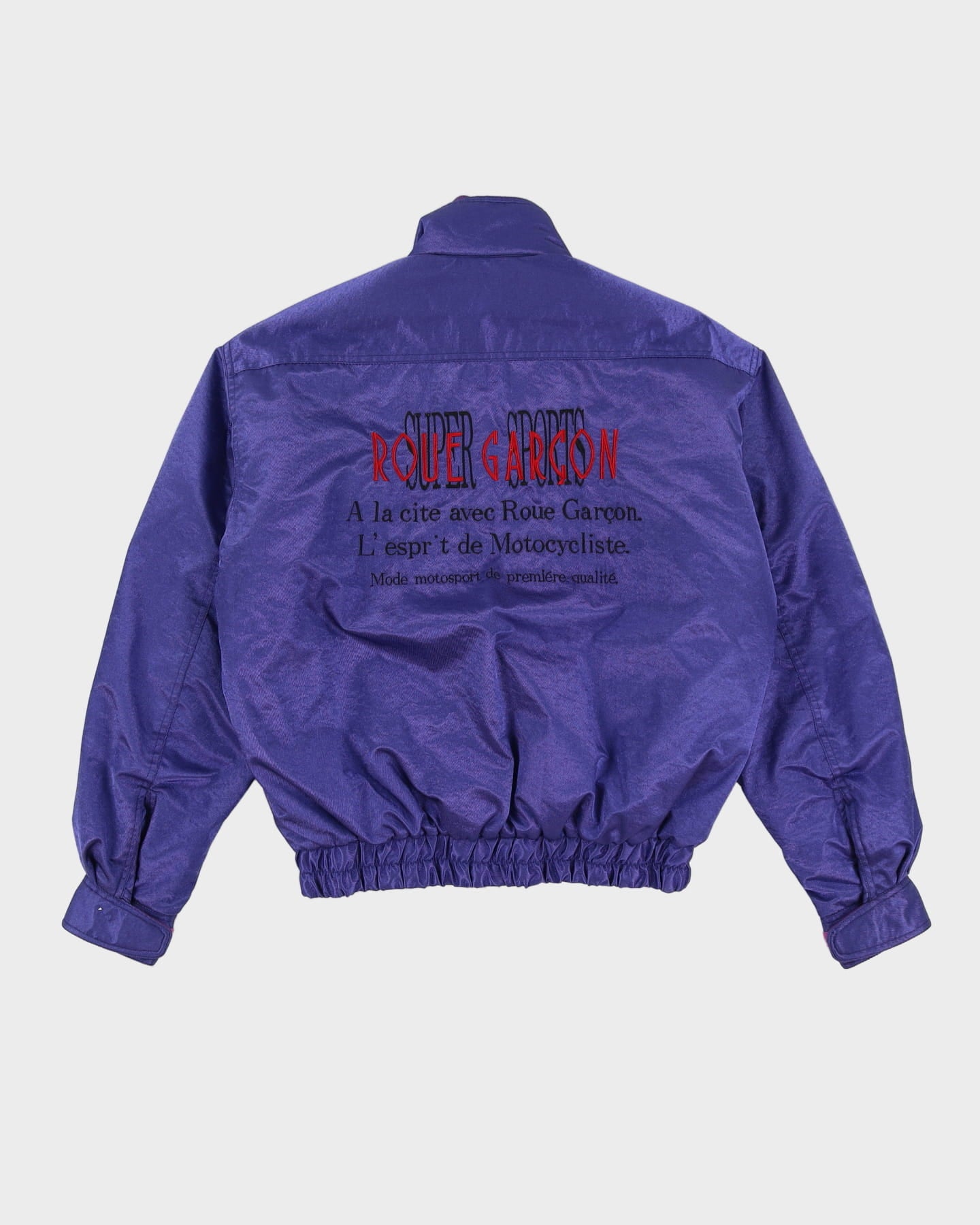 00s Roue Garcon Sports Purple Ski Style Jacket - M / L