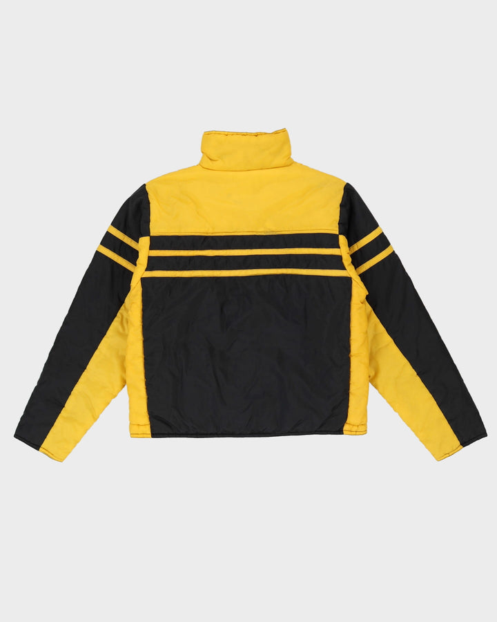 Vintage 1980s Black And Yellow Ski Jacket - S