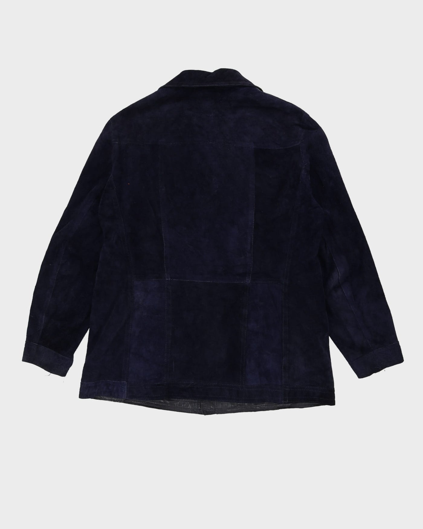 Vintage 70s Navy Leather Jacket - M