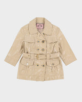 Juicy Couture Beige Wax Mac Jacket - S