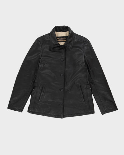 Columbia Black Leather Jacket - L