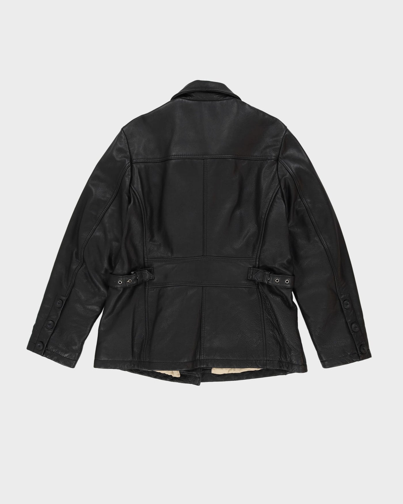 Columbia Black Leather Jacket - L