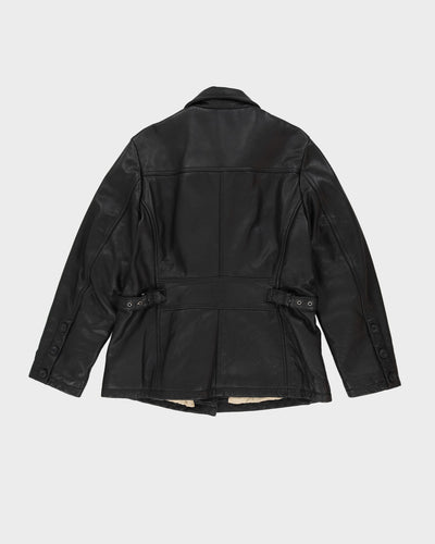 Columbia Black Leather Jacket - L