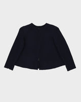 Emporio Armani Navy Blue Wool Jacket - S
