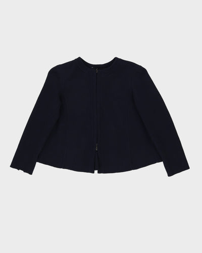 Emporio Armani Navy Blue Wool Jacket - S
