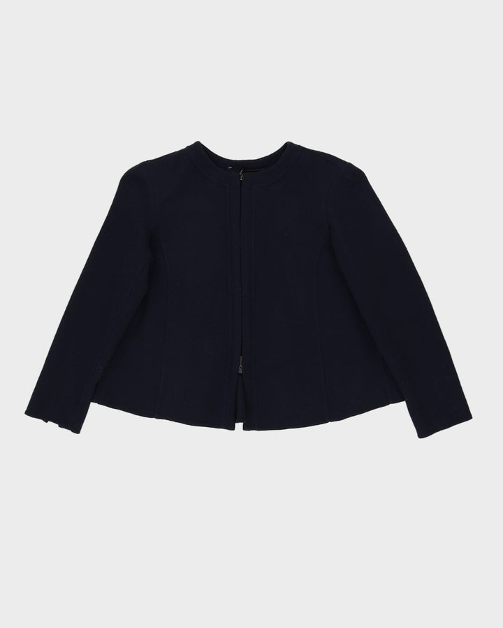 Emporio Armani Navy Blue Wool Jacket - S