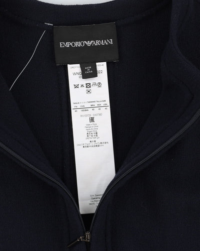 Emporio Armani Navy Blue Wool Jacket - S