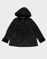 Betsey Johnson Black A-Line Padded Jacket - S