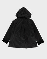Betsey Johnson Black A-Line Padded Jacket - S