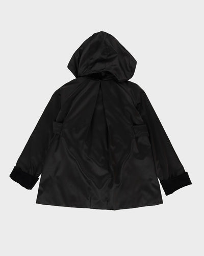 Betsey Johnson Black A-Line Padded Jacket - S