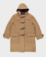 Gloverall Beige Hooded Duffel Coat - M