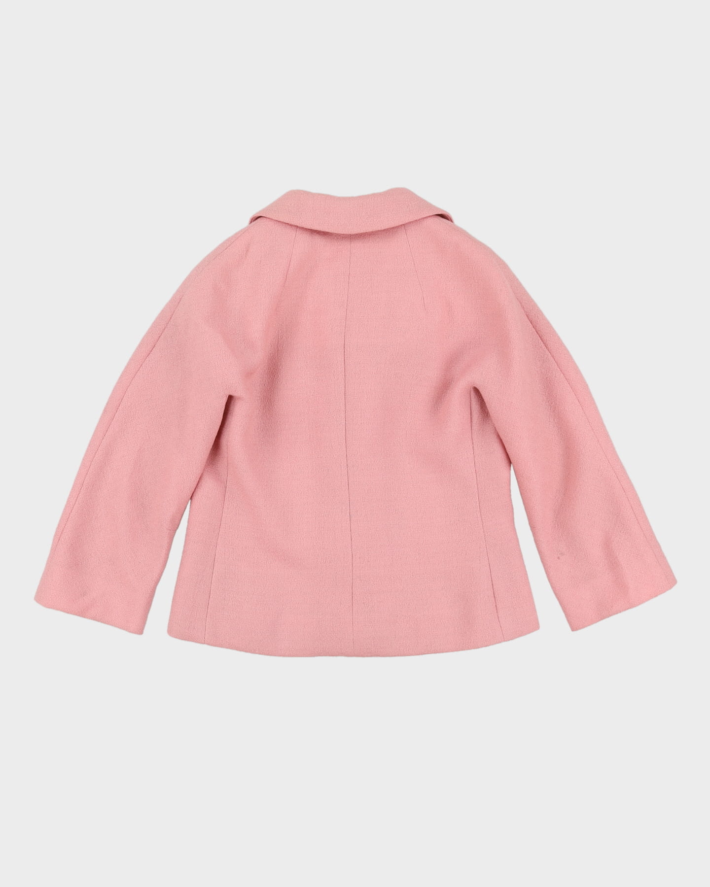 Vintage 1960s Pink Tailored Blazer Jacket - S