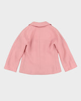 Vintage 1960s Pink Tailored Blazer Jacket - S