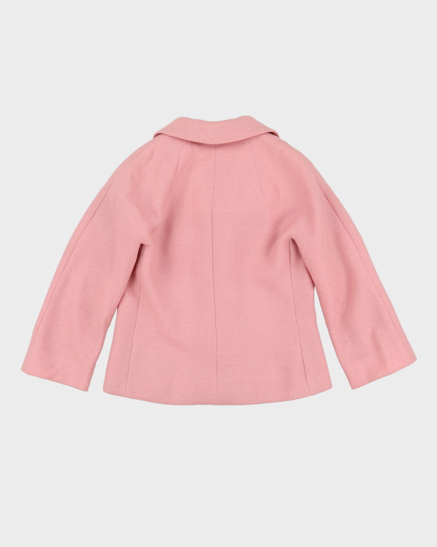 Vintage 1960s Pink Tailored Blazer Jacket - S