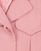 Vintage 1960s Pink Tailored Blazer Jacket - S