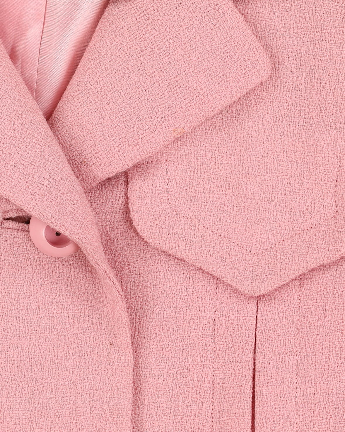 Vintage 1960s Pink Tailored Blazer Jacket - S