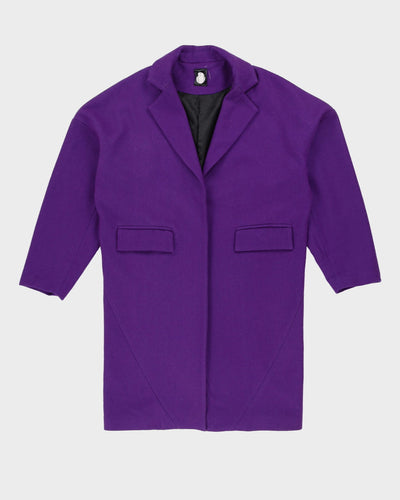 Purple Short Overcoat - M / L