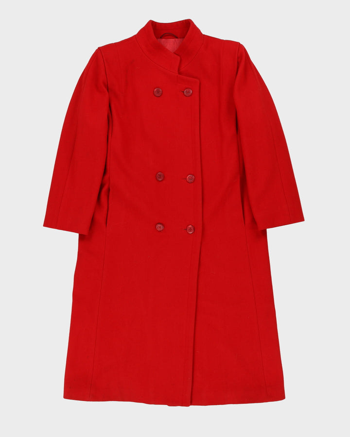 London Fog Red Wool Overcoat - M