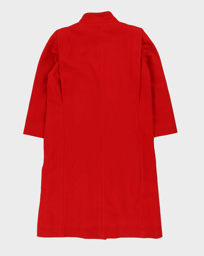 London Fog Red Wool Overcoat - M