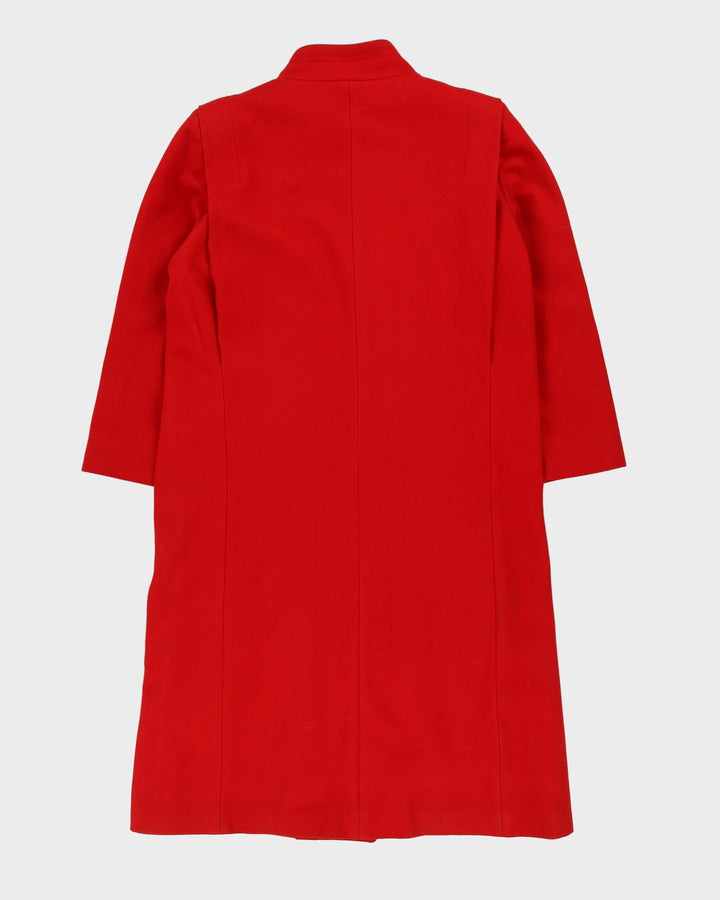 London Fog Red Wool Overcoat - M