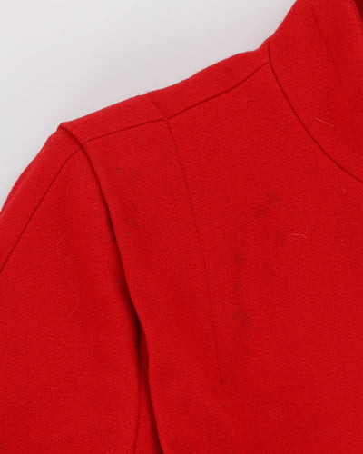 London Fog Red Wool Overcoat - M
