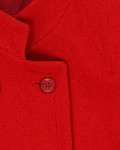 London Fog Red Wool Overcoat - M