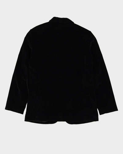 Liz Claiborne Black Velvet Blazer Jacket - S