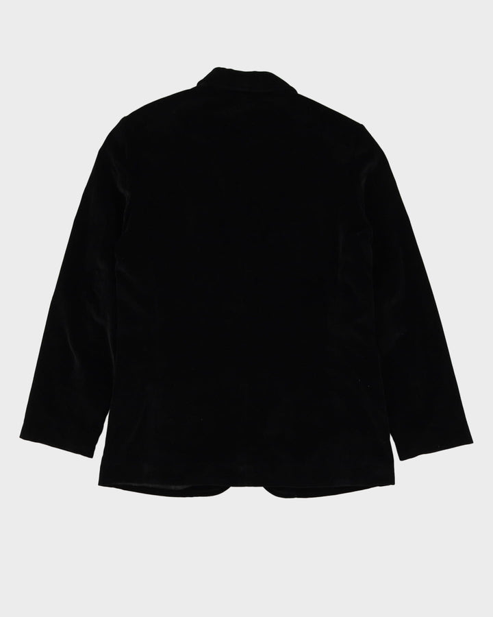 Liz Claiborne Black Velvet Blazer Jacket - S