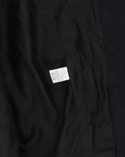 A.L.C. Navy Wool Short Overcoat - L