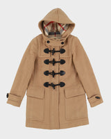 Burberry Brit Beige Wool Duffel Coat - XXS