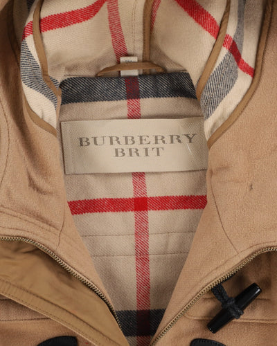 Burberry Brit Beige Wool Duffel Coat - XXS