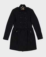 Burberry Brit Black Wool Coat - XS