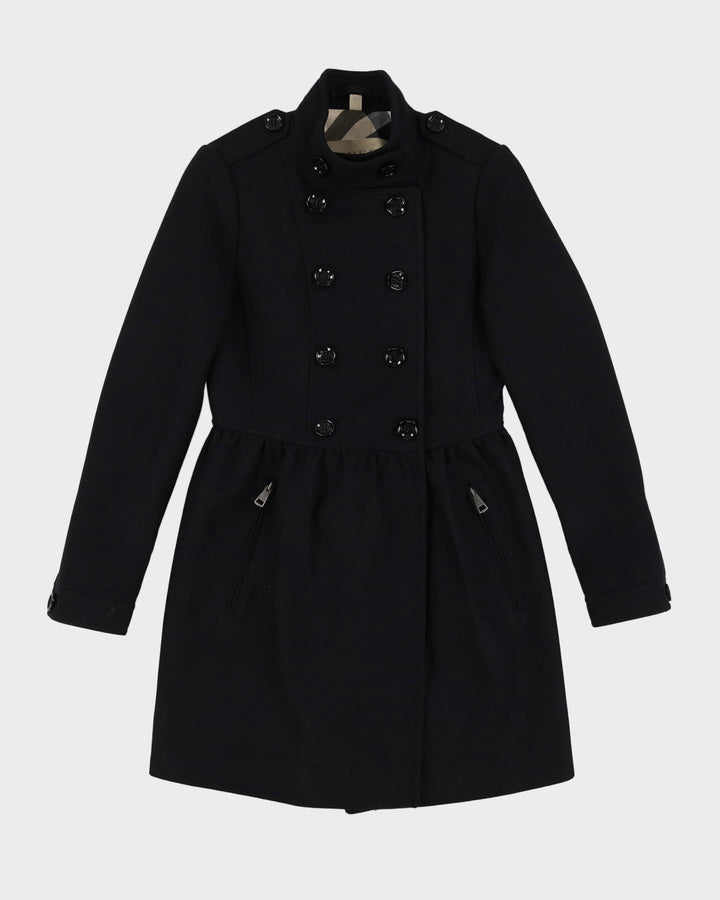 Burberry Brit Black Wool Coat - XS