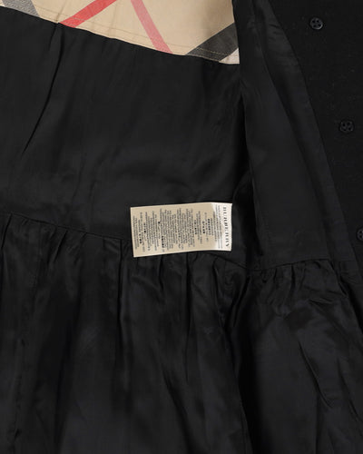 Burberry Brit Black Wool Coat - XS