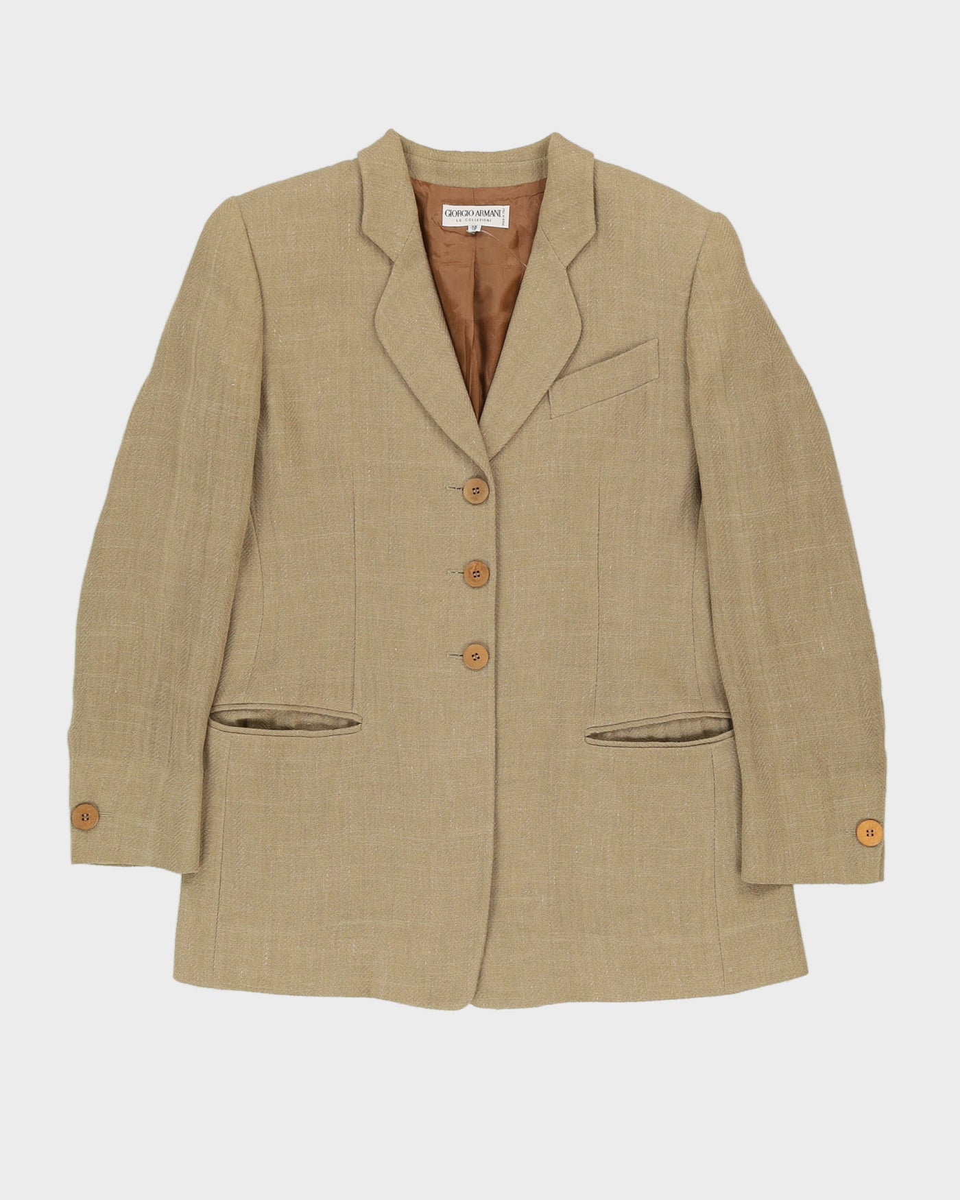 Giorgio Armani Khaki Blazer Jacket - M