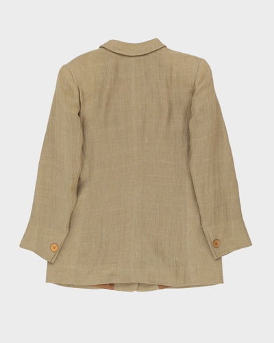 Giorgio Armani Khaki Blazer Jacket - M