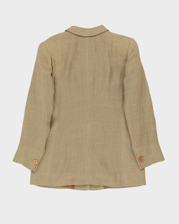 Giorgio Armani Khaki Blazer Jacket - M
