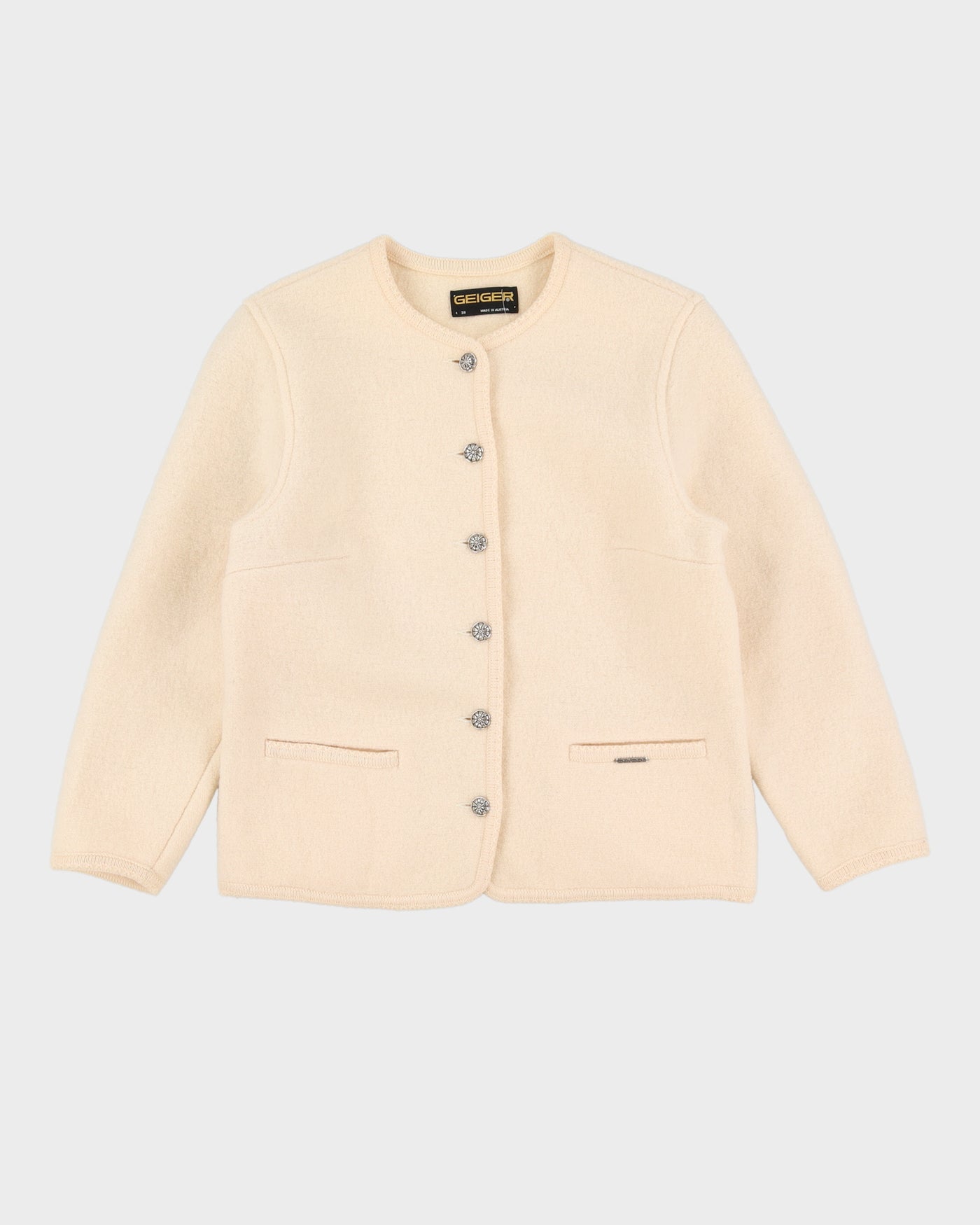 Geiger Austrian Cream Wool Jacket - S